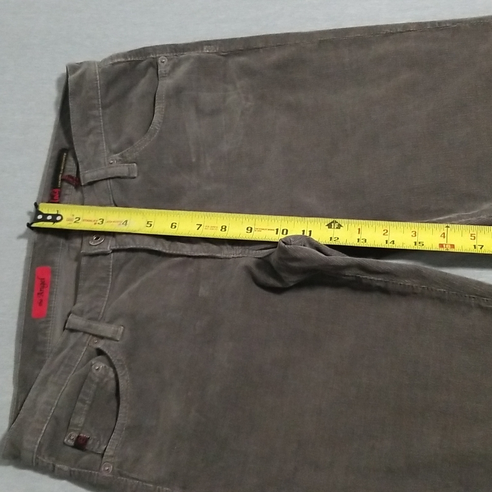 AG The Angel Boot Cut Corduroy Pants Olive - Picture 8 of 16